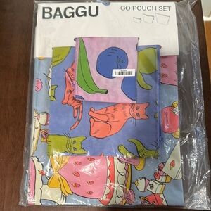 BAGGU Go Pouch Set Still Life NWT